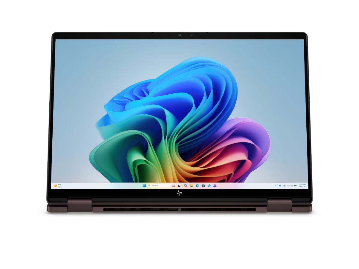 HP OmniBook X Flip 2-in-1 14 inch Laptop Next Gen AI 14-kc0050AU, Brown