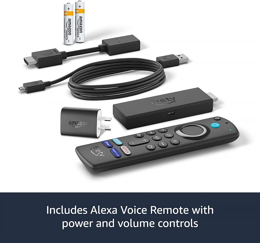 AMAZON Media Streaming New Amazon Fire TV Stick 4K Max Wi-Fi 6 Compatible Alexa Voice Remote with TV controls, Black