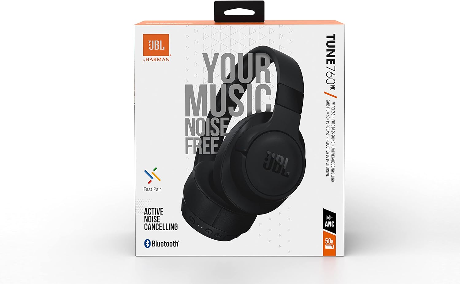 JBL Headphones JBLT760NCBLK