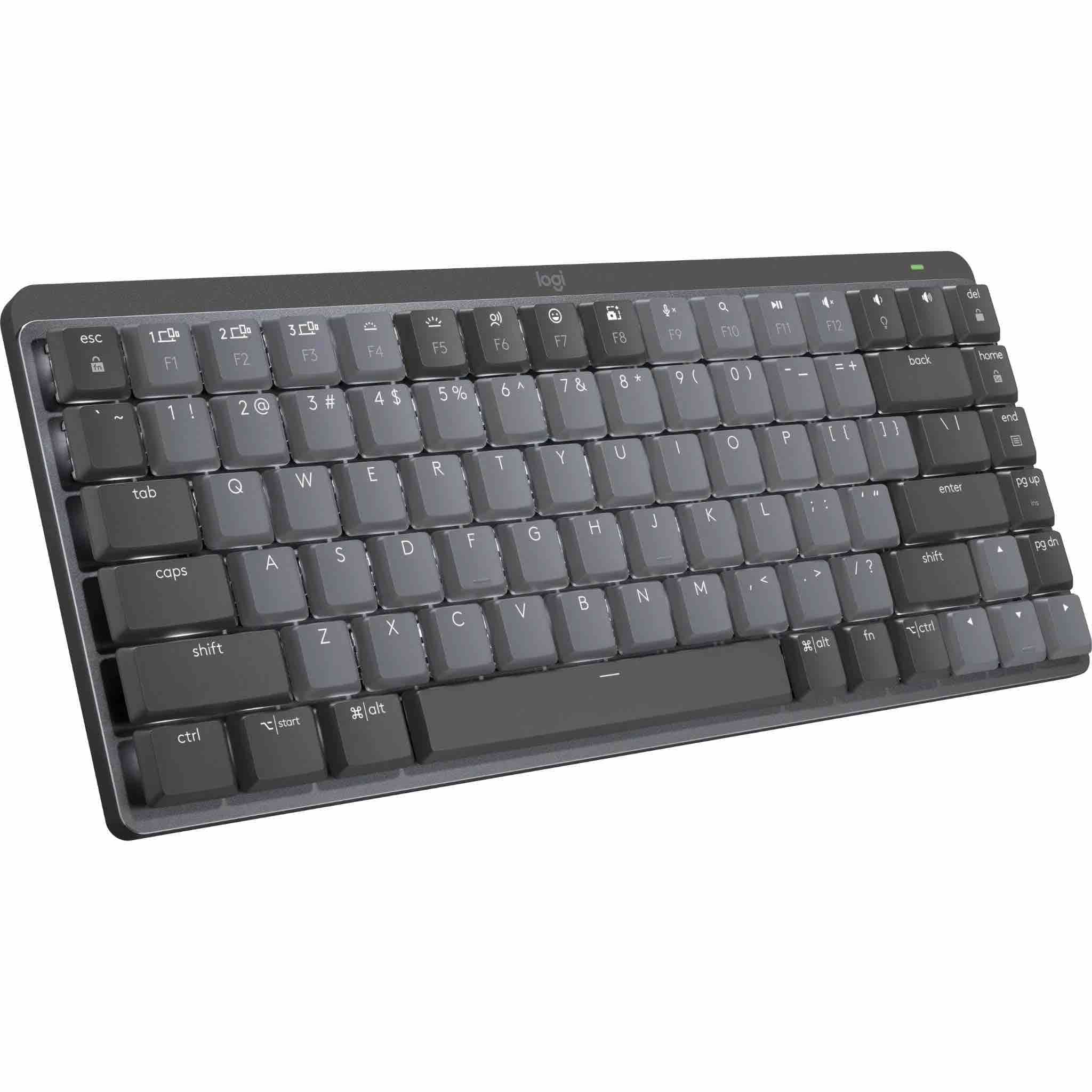 Buy Logitech MX Keys Mini Wireless Keyboard Pale Grey [920-010506]