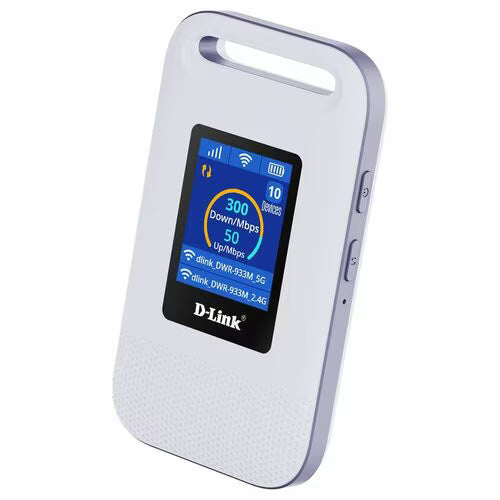 D-Link DWR-933M Wi-Fi 6 IEEE 802.11b/g/n/ac/ax 1 SIM Modem/Wireless Router - 4G - LTE, WCDMA, HSPA, HSPA+, DC-HSPA, LTE Cat 6