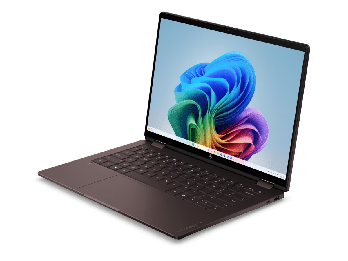 HP OmniBook X Flip 2-in-1 14 inch Laptop Next Gen AI 14-kc0050AU, Brown
