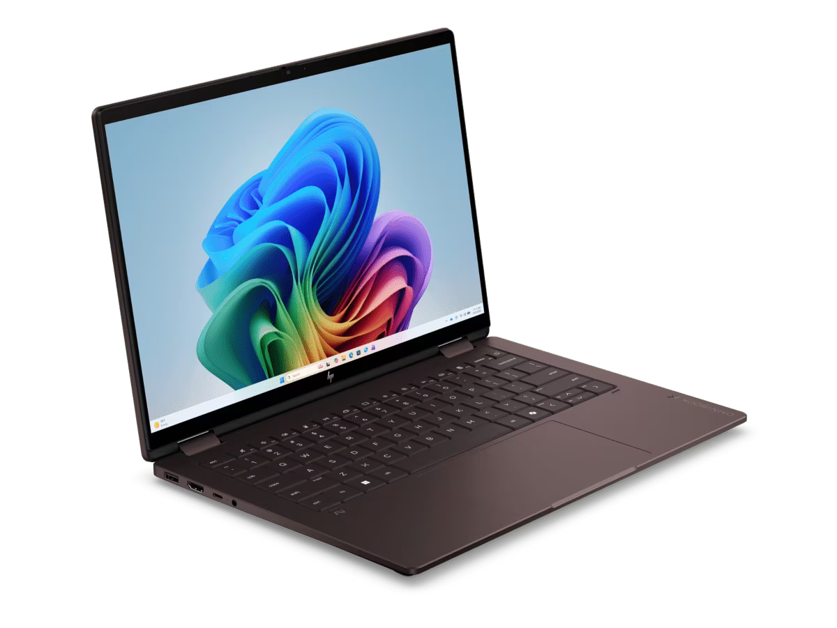 HP OmniBook X Flip 2-in-1 14 inch Laptop Next Gen AI 14-kc0050AU, Brown