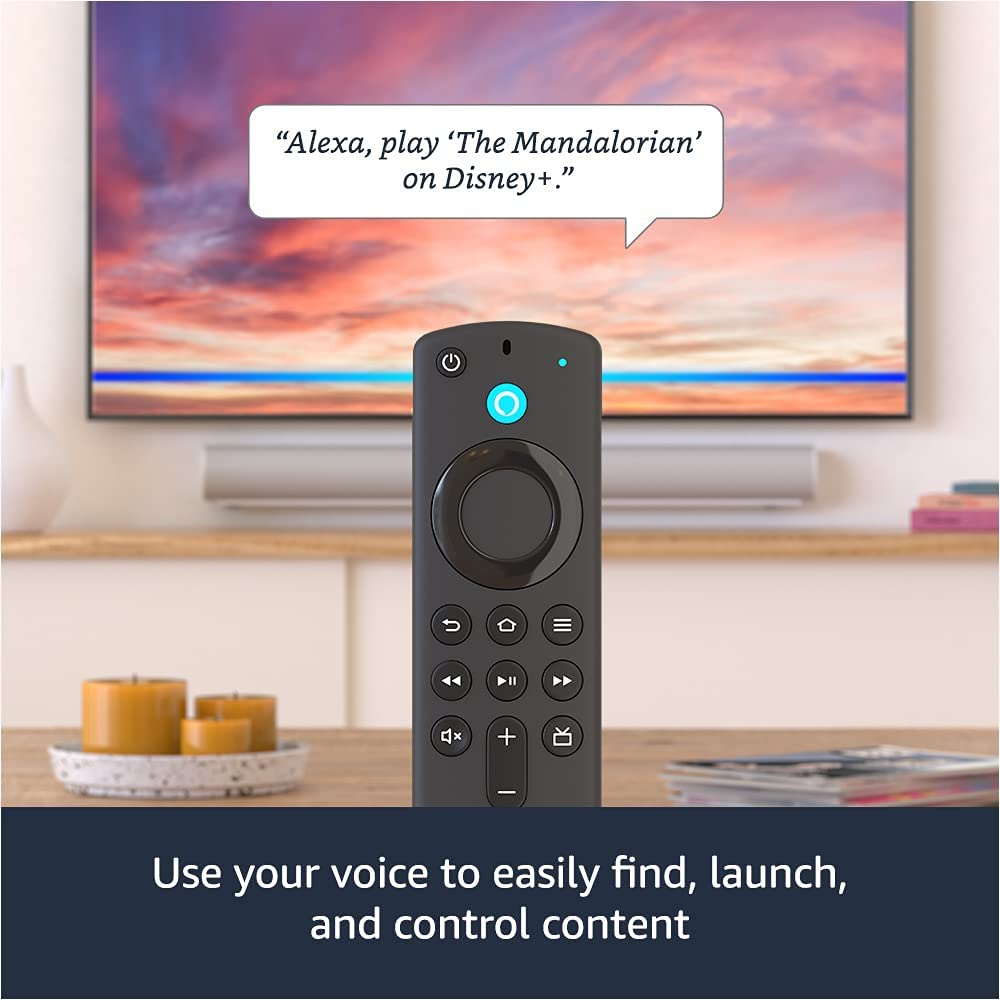 AMAZON Media Streaming New Amazon Fire TV Stick 4K Max Wi-Fi 6 Compatible Alexa Voice Remote with TV controls, Black