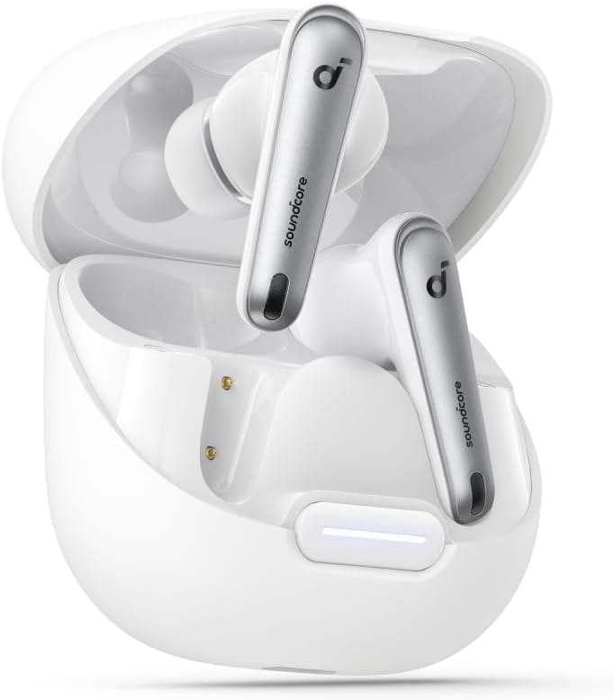 ANKER Headphones Clear White A3947