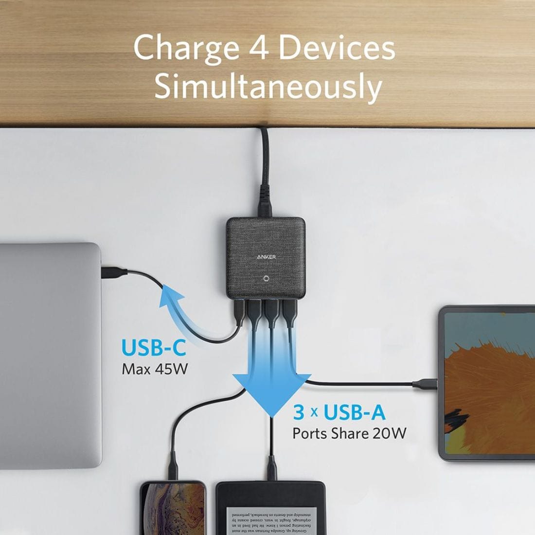 ANKER Power Adapters & Chargers A2045T11