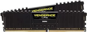 Corsair Vengeance LPX 32GB (2x16GB) DDR4 3200MHz C16 Desktop Gaming Memory, Black