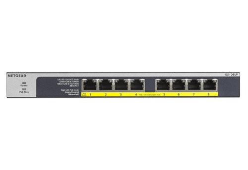 NETGEAR Hubs & Switches GS108LP-100AJS