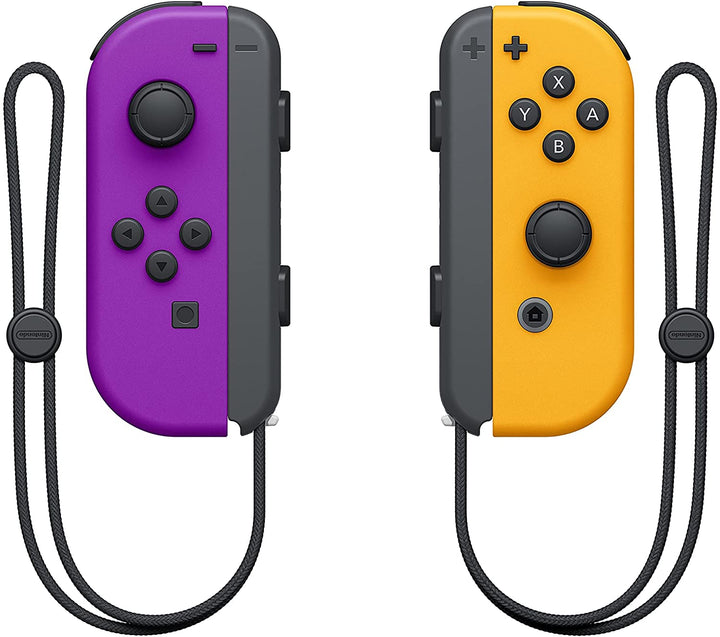 Nintendo Switch Joy-Con Controller Pair, Purple/Neon Orange - Buydeal Australia