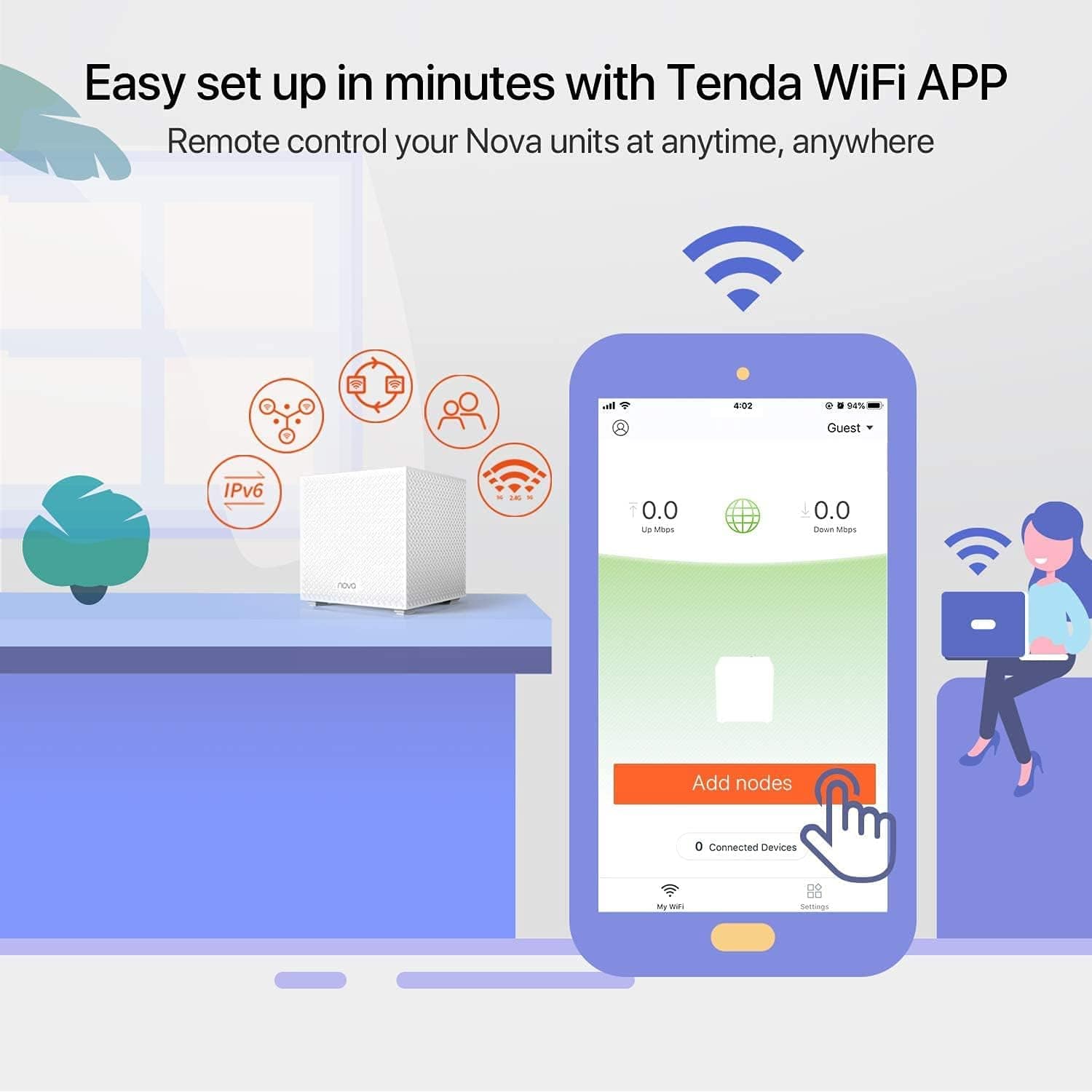 TENDA Wireless Routers MW12